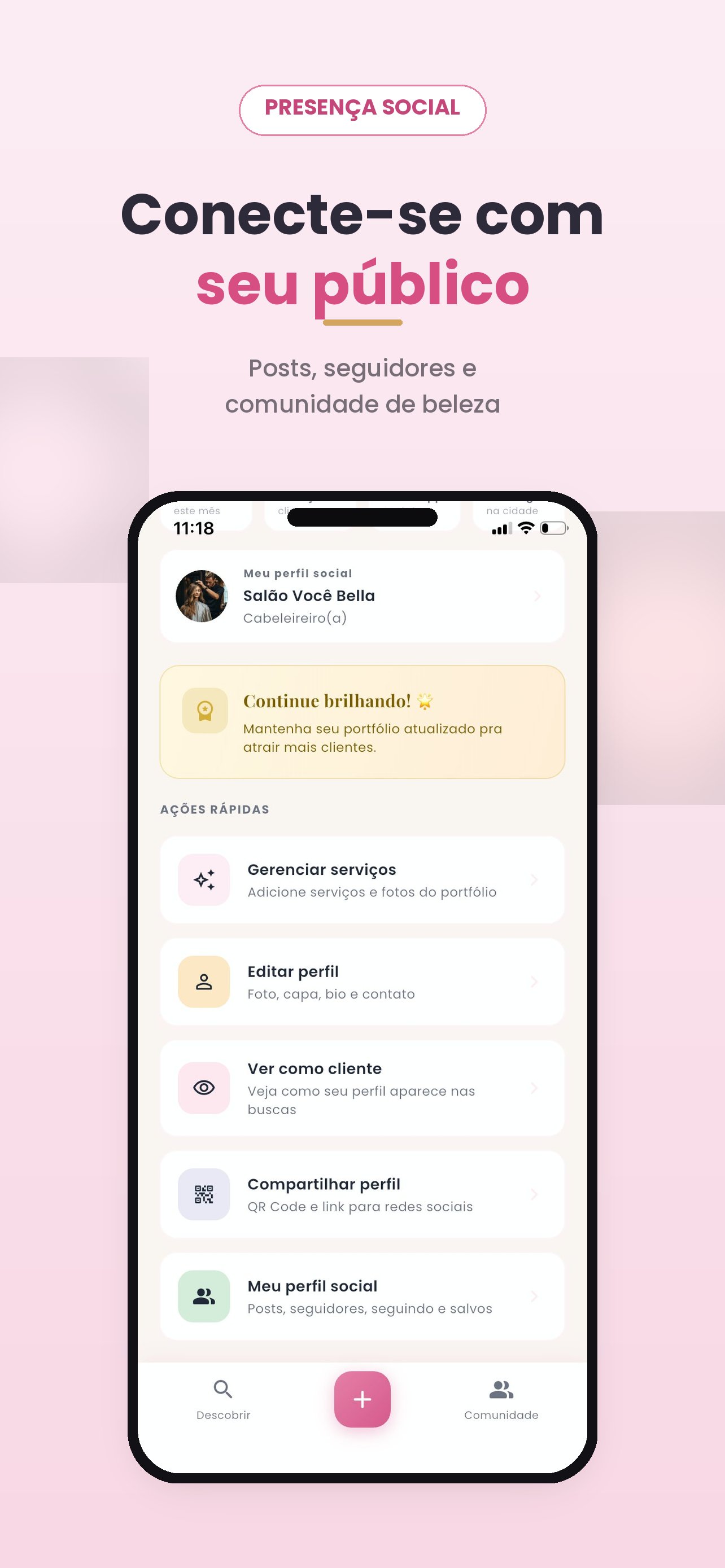 Conecte-se com seu público